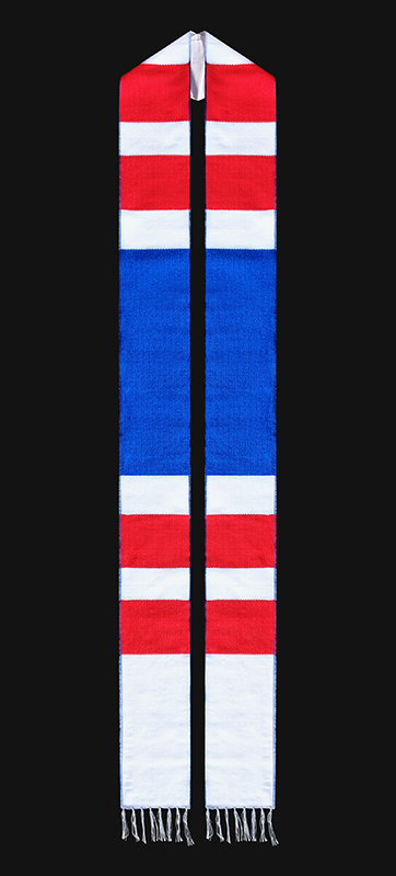 Red White Blue Striped Sash Sarape Sashessarape Sashes